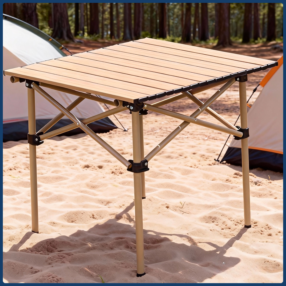 Outdoor Camping Glamping Share - Outdoor folding table, camping portable folding