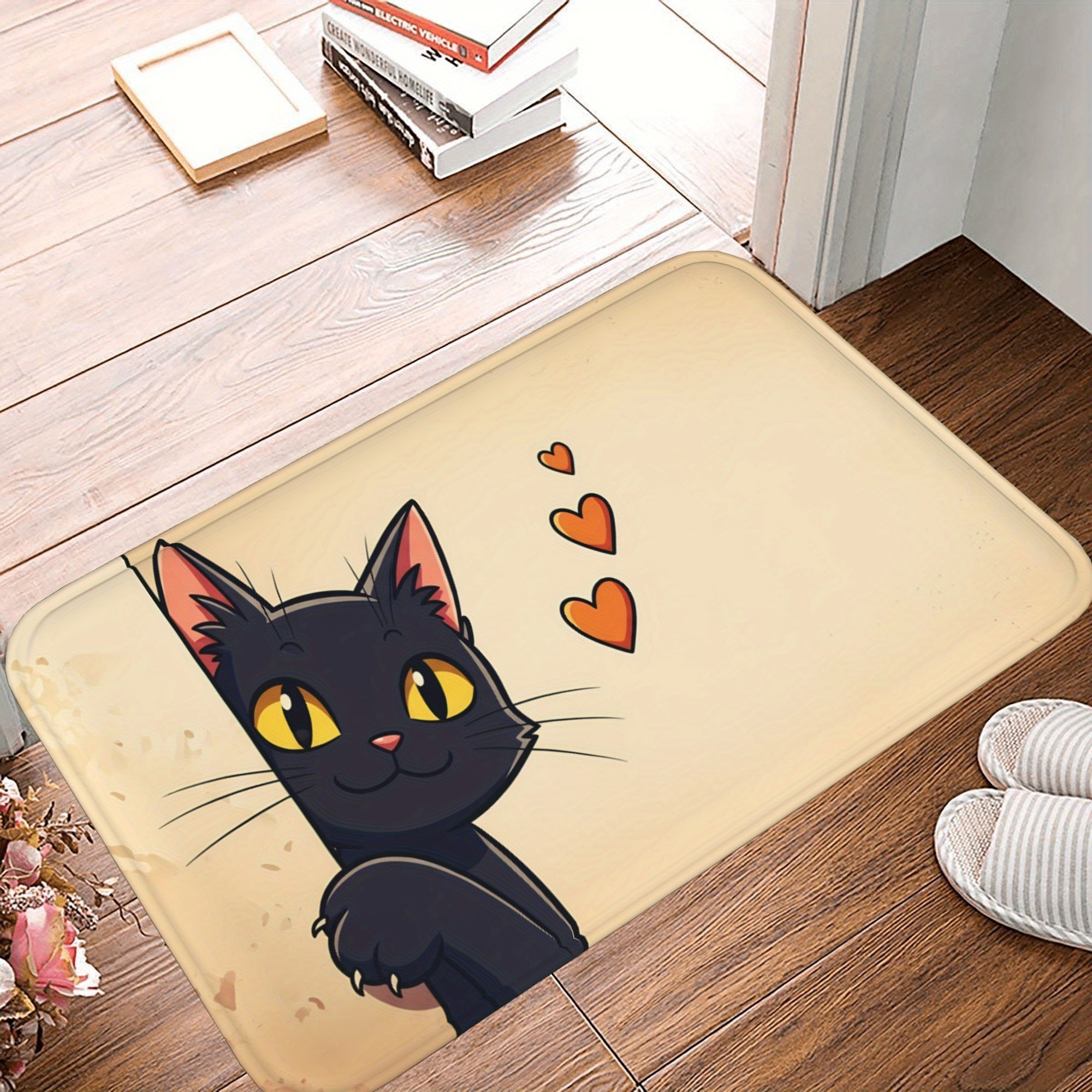Outdoor Camping Kitchen With Sink - 1PC Cat With Hearts Pattern Kitchen