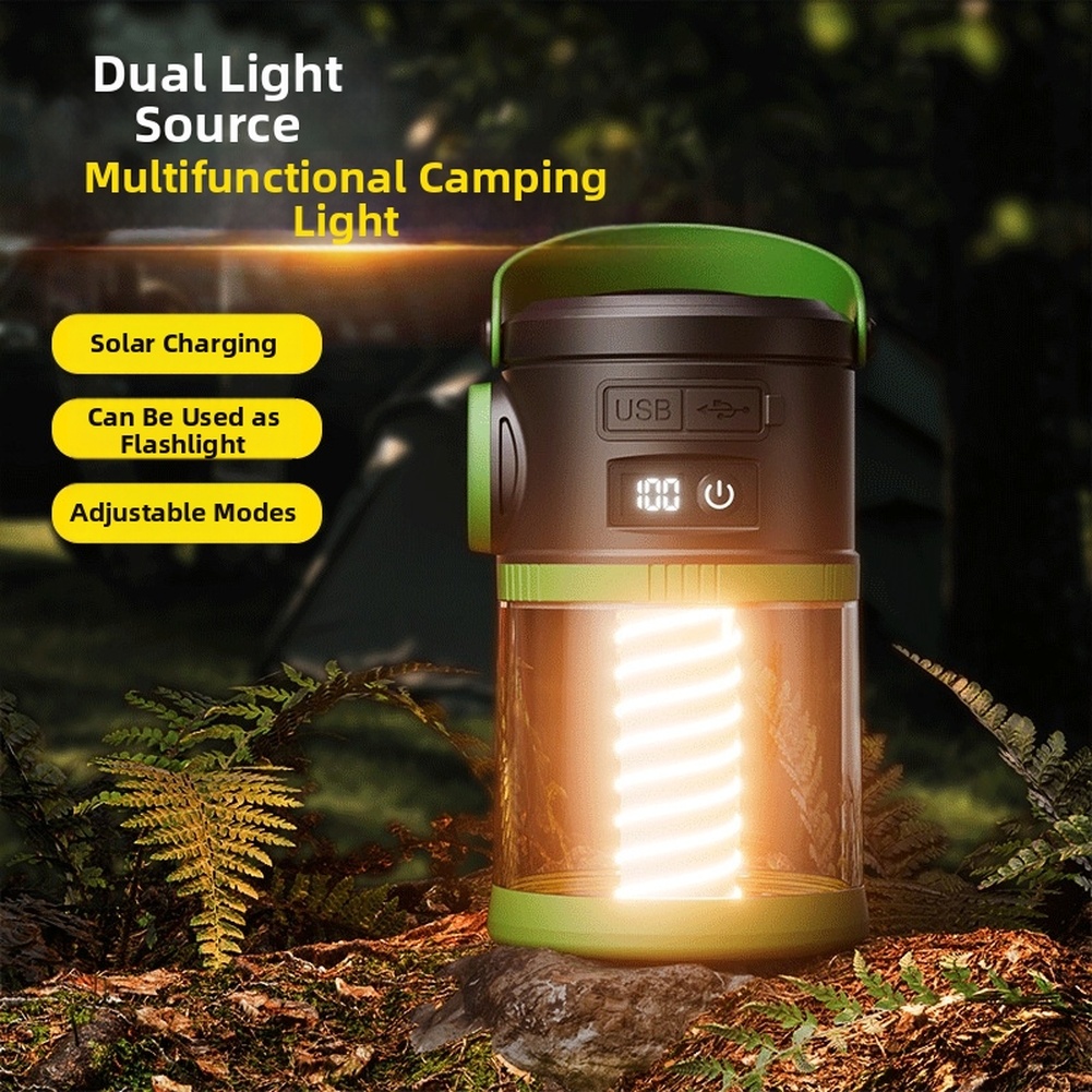 Outdoor Camping Light Portable - Solar Powered Camping Lantern Portable Hanging