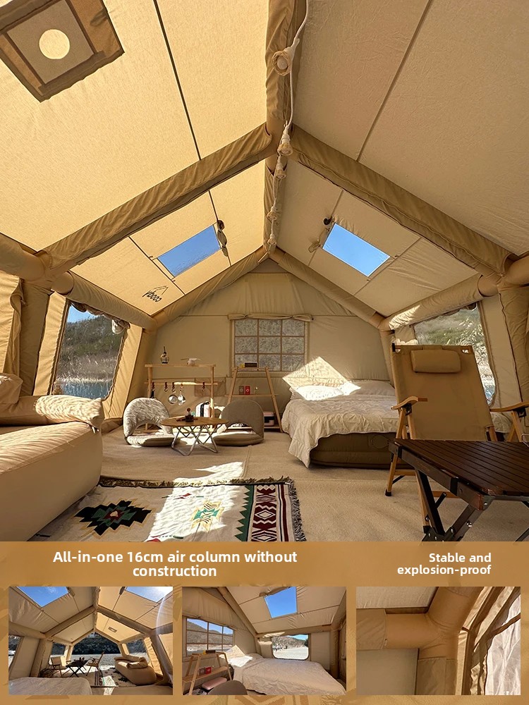 Outdoor Camping Canopy - Tent, Inflatable Canopy, 17.2 Square Meters,