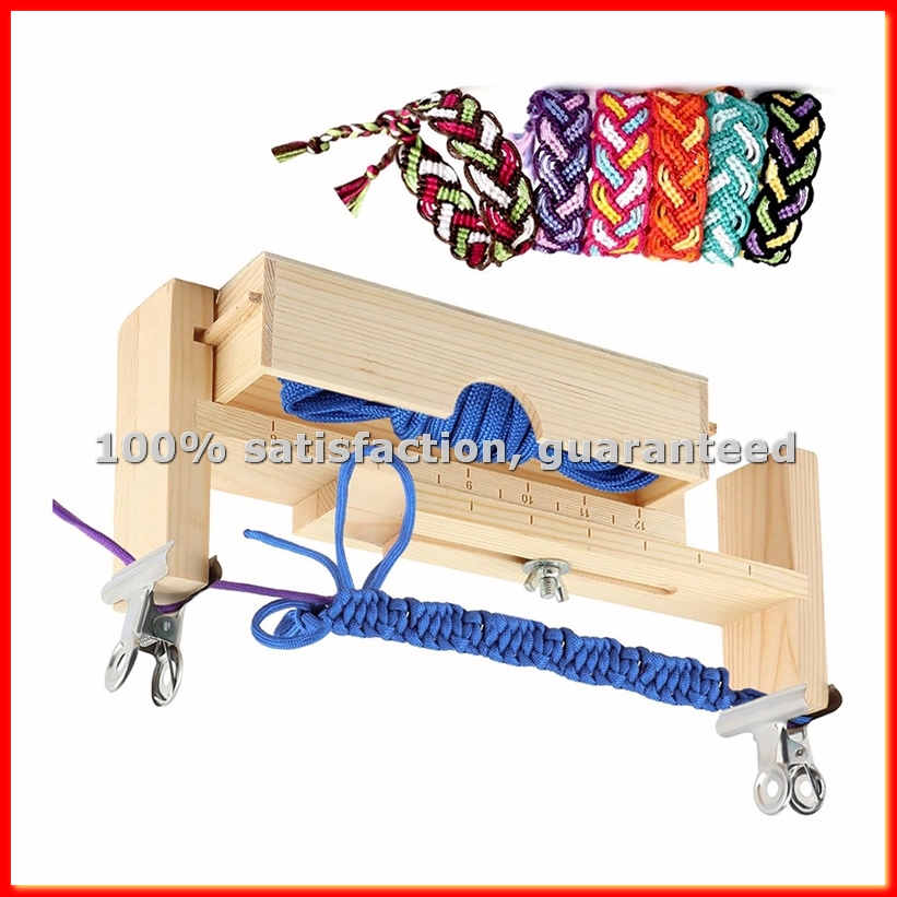 Paracord Bracelet - Wood Bracelet Jig with 2 Clamp,Adjustable
