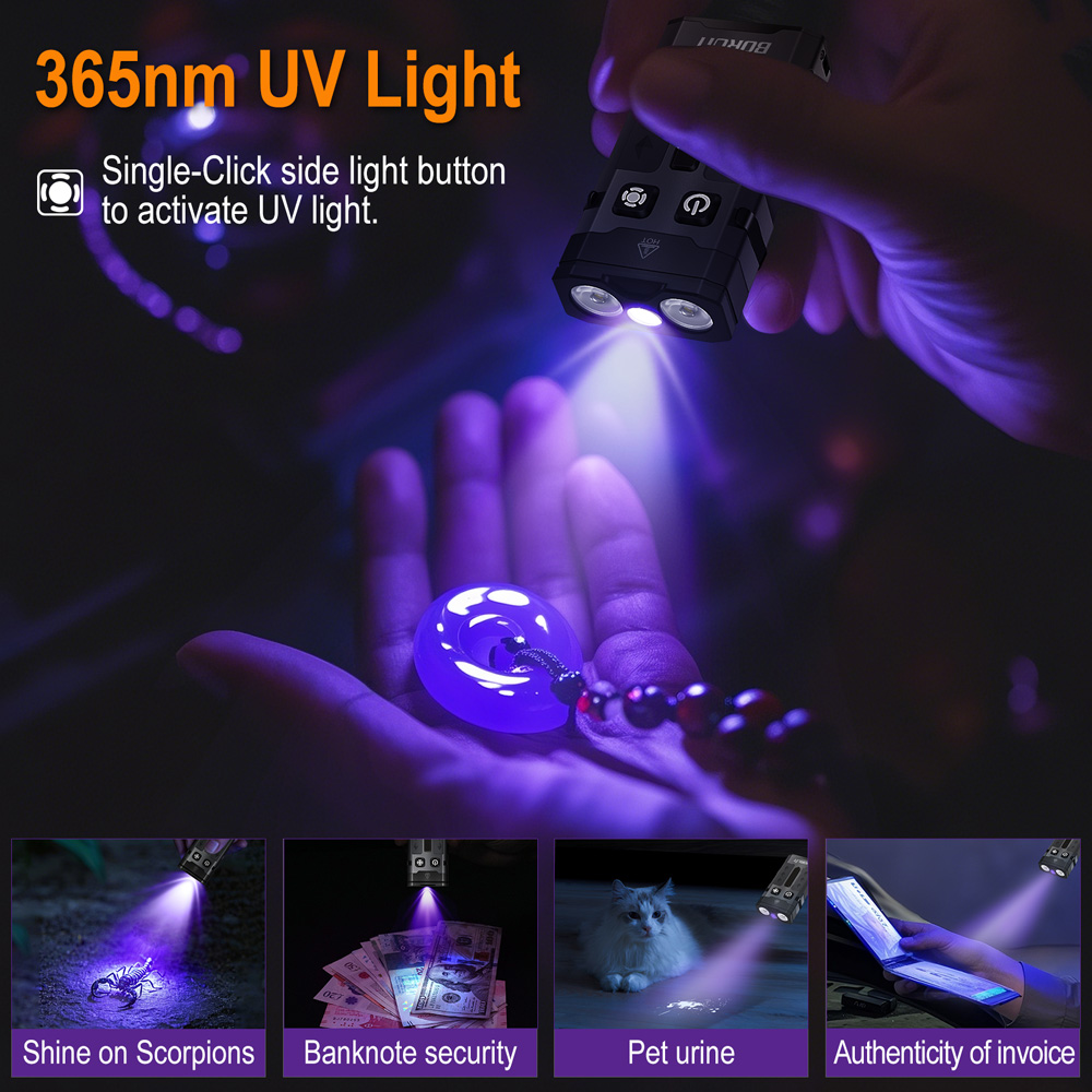 BORUiT EV20 EDC Flashlight 110 - Outdoor Camping Glamping Share recensione e prezzo