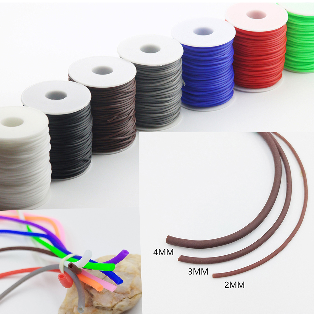 2M 2/3/4MM Hollow Rubber Tube  - Paracord Bracelet recensione e prezzo