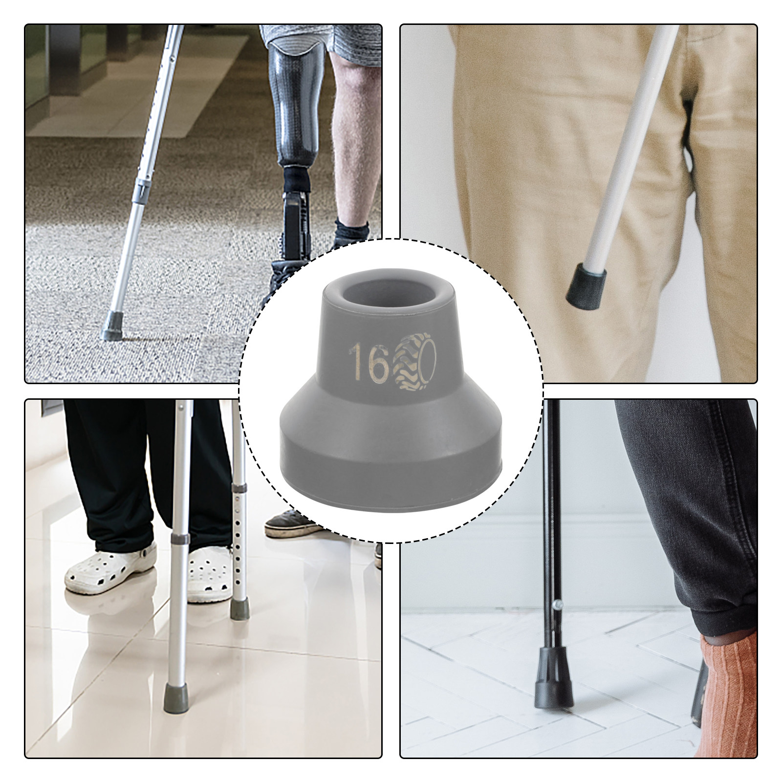 4Pcs Cane Tips Replacement Cru - Trekking Poles recensione e prezzo