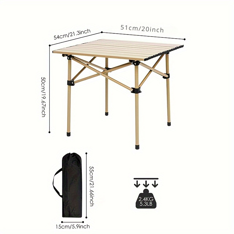 Outdoor folding table, camping - Outdoor Camping Glamping Share recensione e prezzo