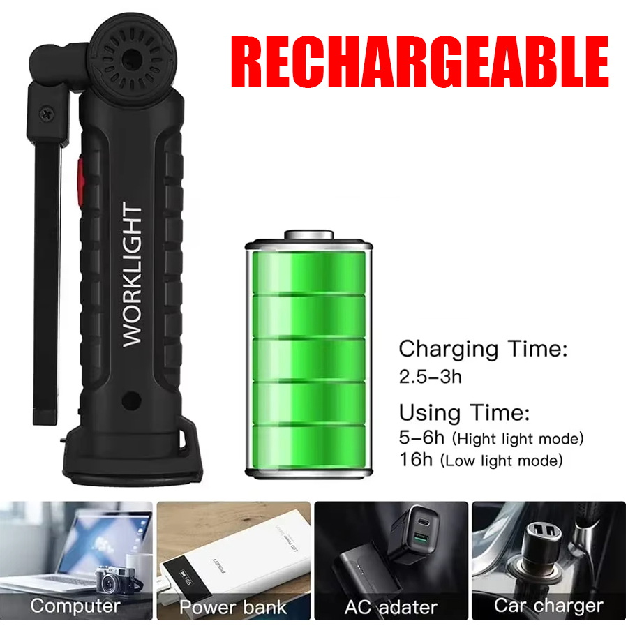 Portable LED Flashlight with M - Outdoor Camping Light Portable recensione e prezzo
