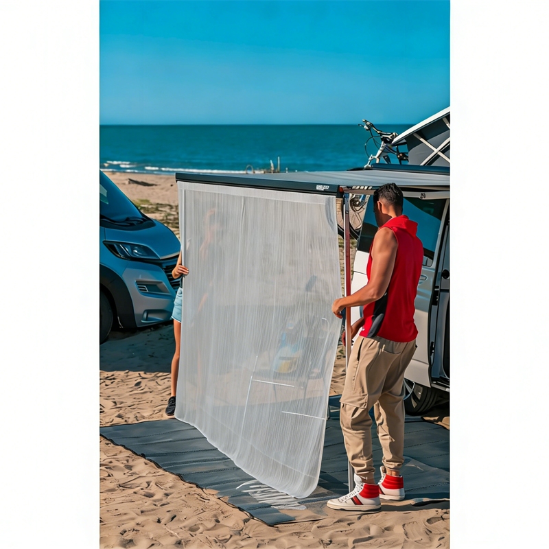 RV Awning Front Sun Shade Scre - Outdoor Camping Awning recensione e prezzo