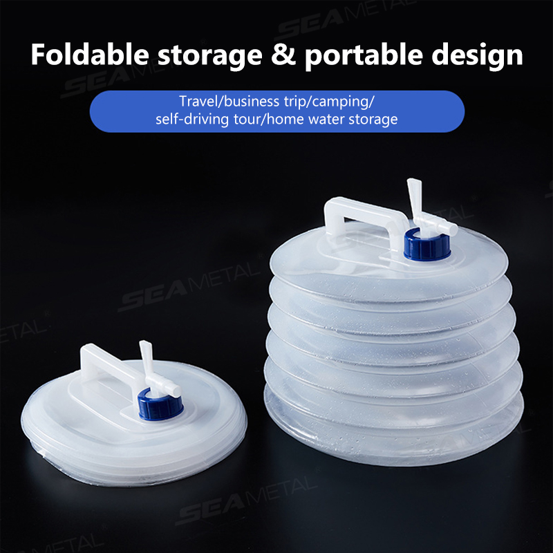 SEAMETAL 5L-15L Car Collapsibl - Outdoor Camping Water Tank recensione e prezzo