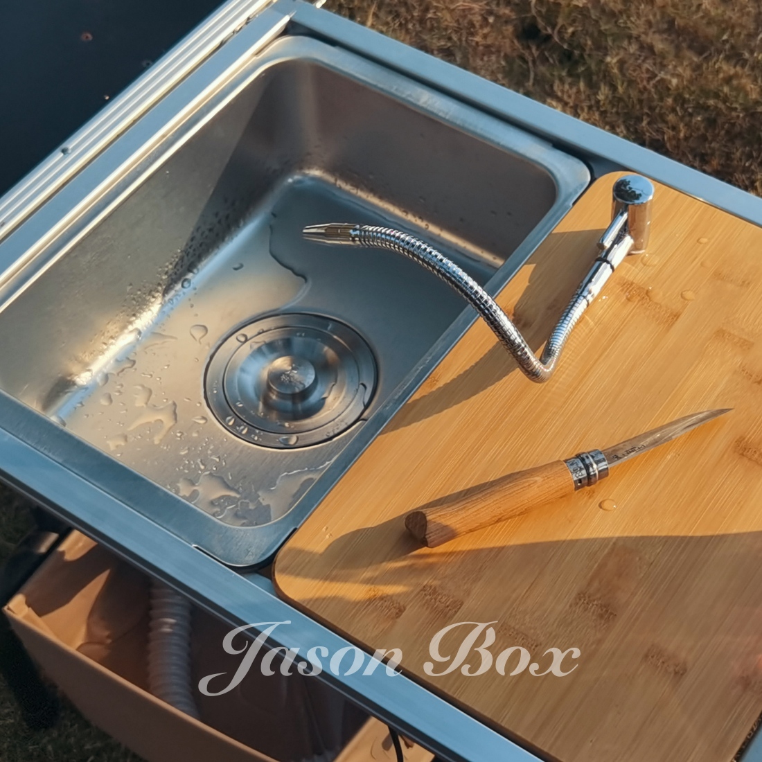 Outdoor IGT Camping Table Kitc - Outdoor Camping Kitchen With Sink recensione e prezzo