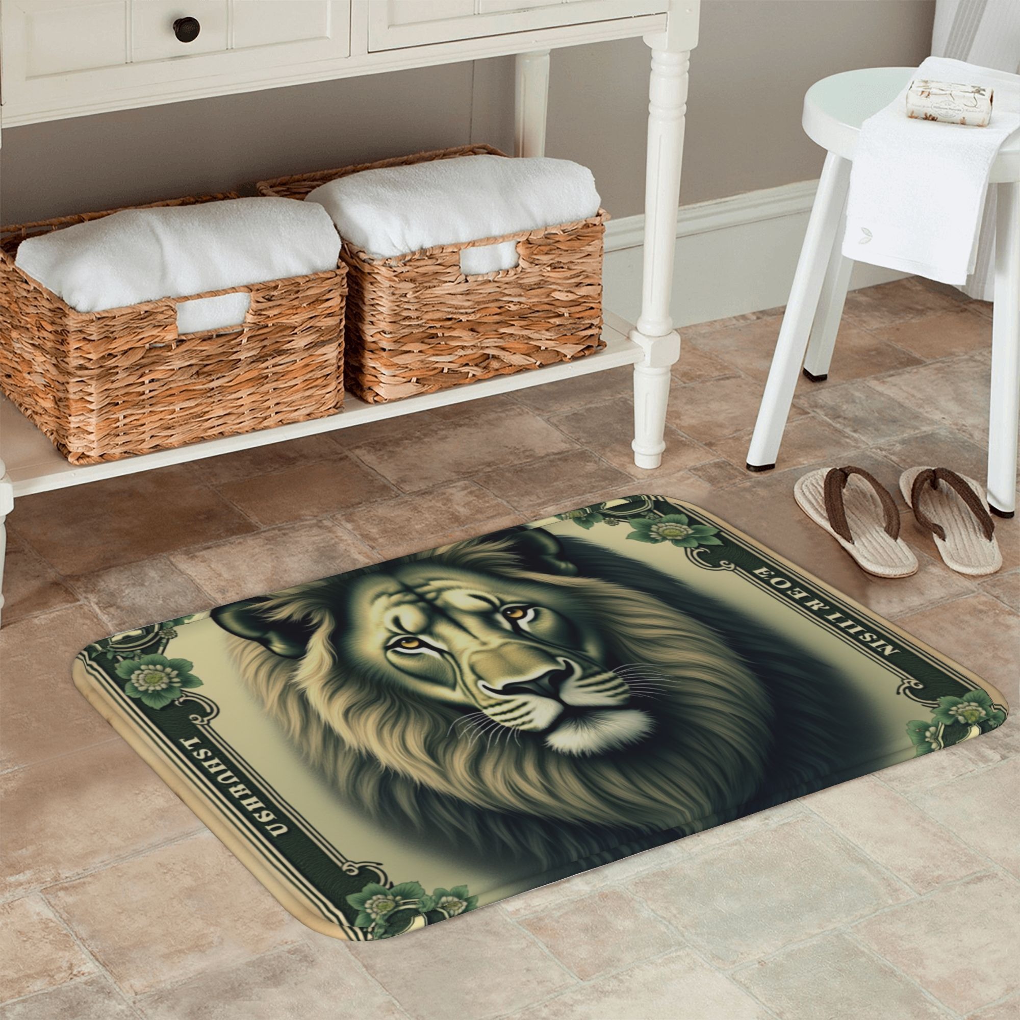 1PC Tiger Pattern Kitchen Rug  - Outdoor Camping Kitchen With Sink recensione e prezzo