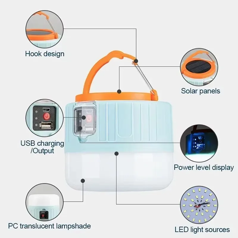 Solar Camping Lantern Recharge - Outdoor Camping Light Portable recensione e prezzo