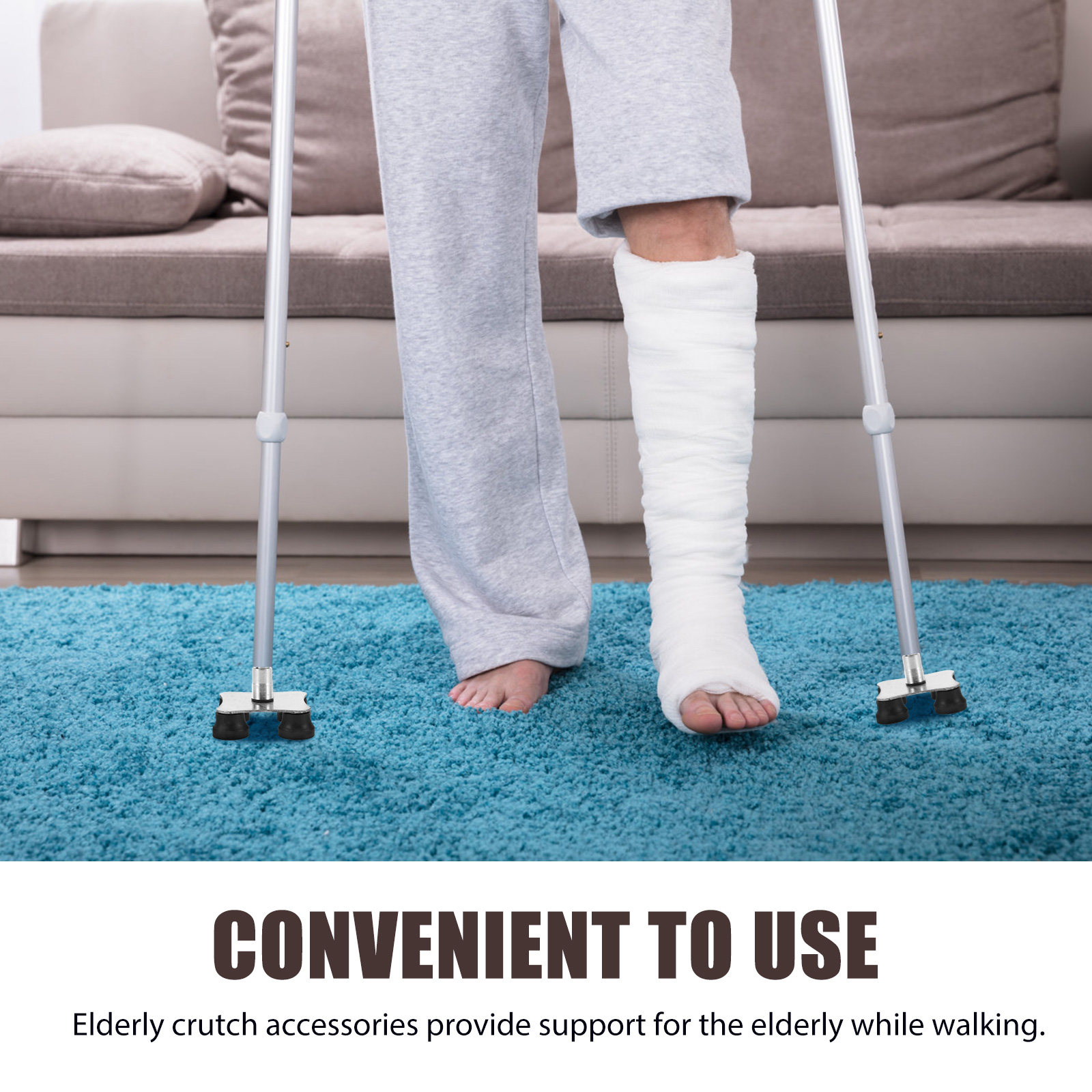 Non Skid Quad Cane Tip Replace - Trekking Poles recensione e prezzo