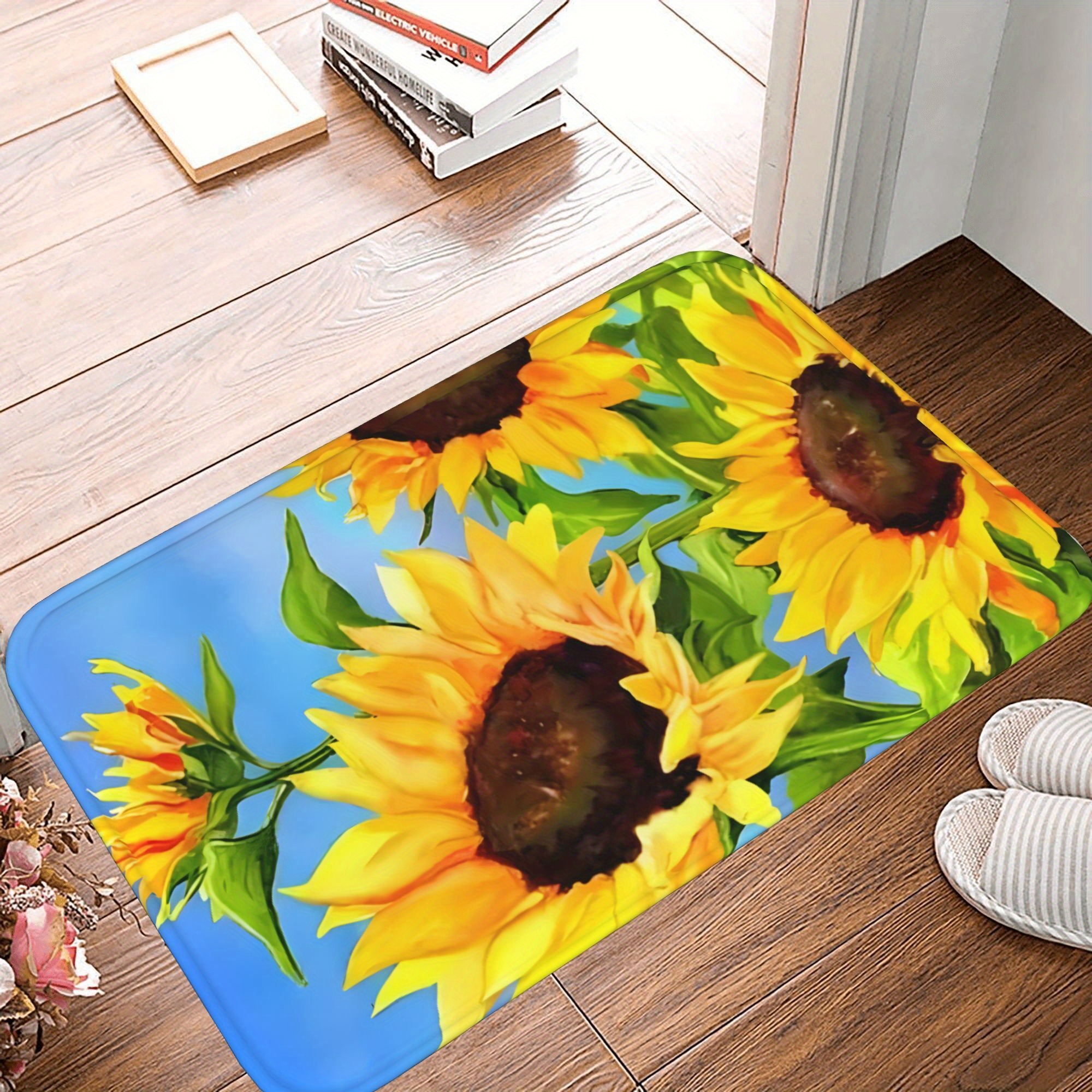 1PC Vibrant Sunflower Pattern  - Outdoor Camping Kitchen With Sink recensione e prezzo