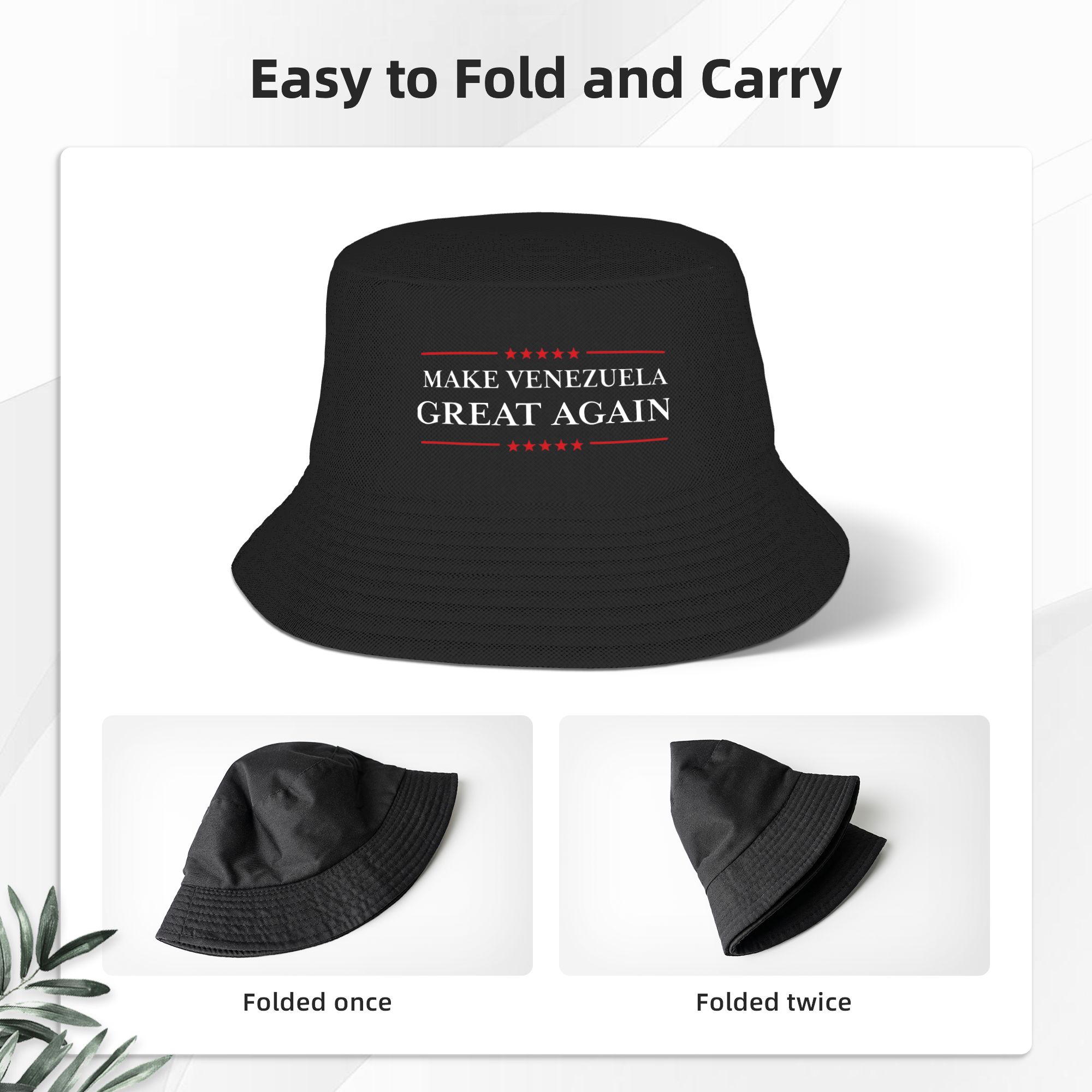 Unisex Bucket Hats Make Venezu - Outdoor Camping Ideas recensione e prezzo