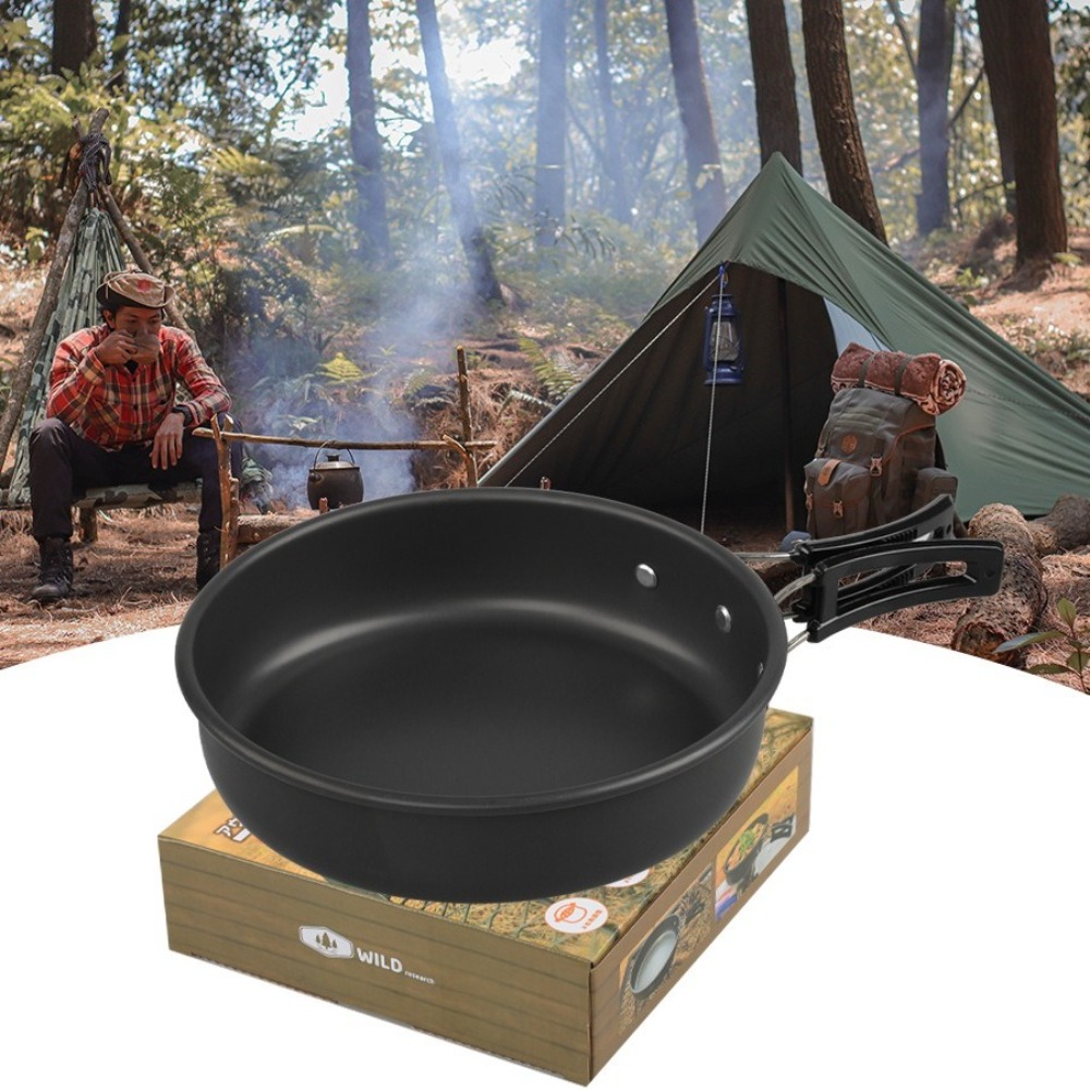 Non-stick Camping Frying Pan w - Outdoor Camping Glamping Share recensione e prezzo