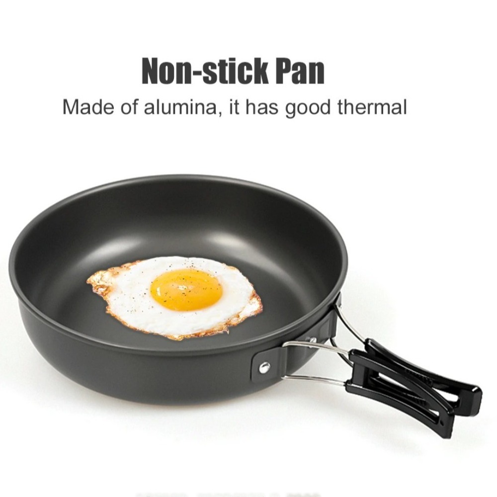 Non-stick Camping Frying Pan w - Outdoor Camping Glamping Share recensione e prezzo