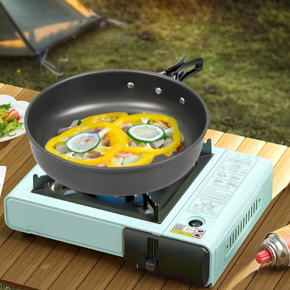 Non-stick Camping Frying Pan w - Outdoor Camping Glamping Share recensione e prezzo