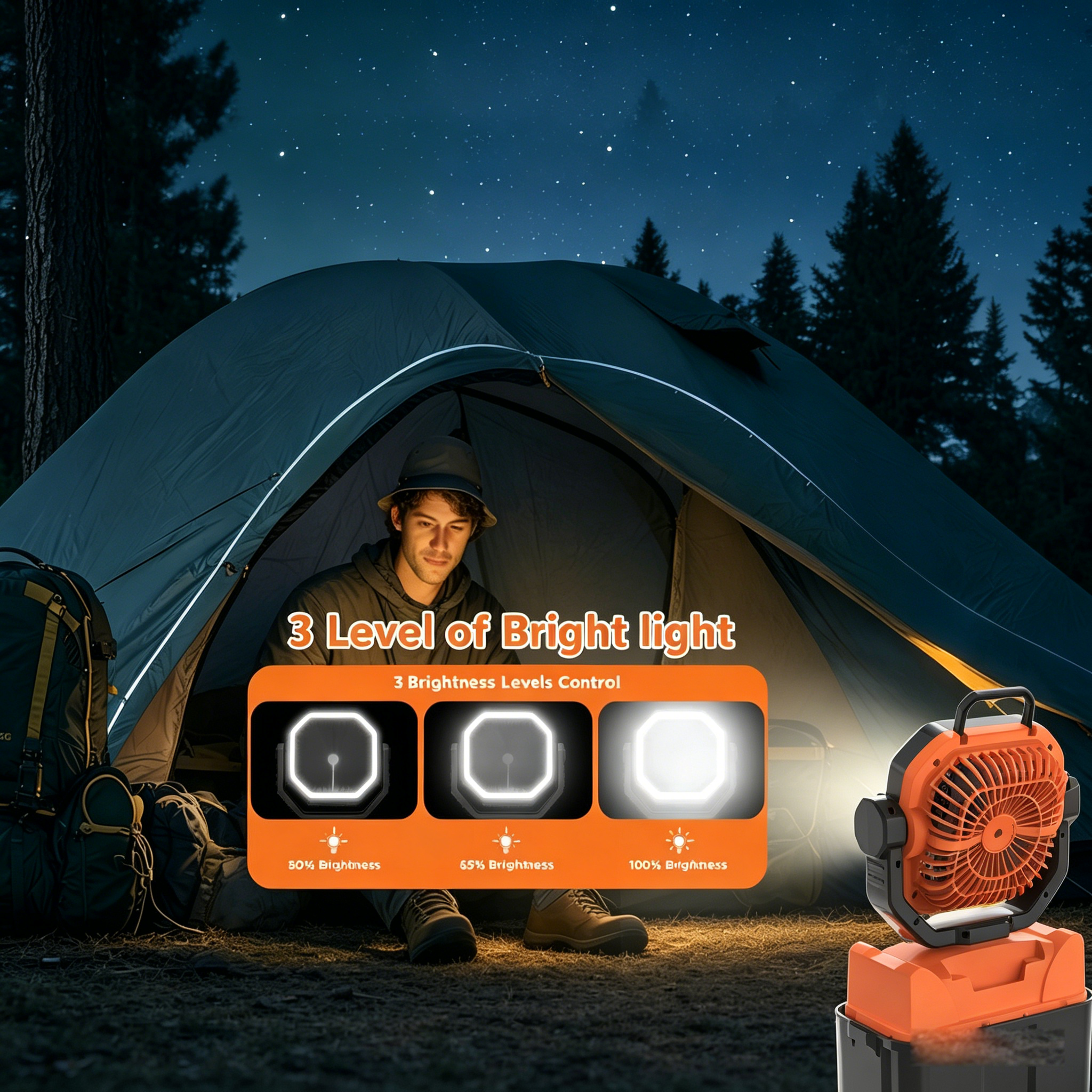 30000mAh Spray Camping Fan wit - Outdoor Camping Water Tank recensione e prezzo