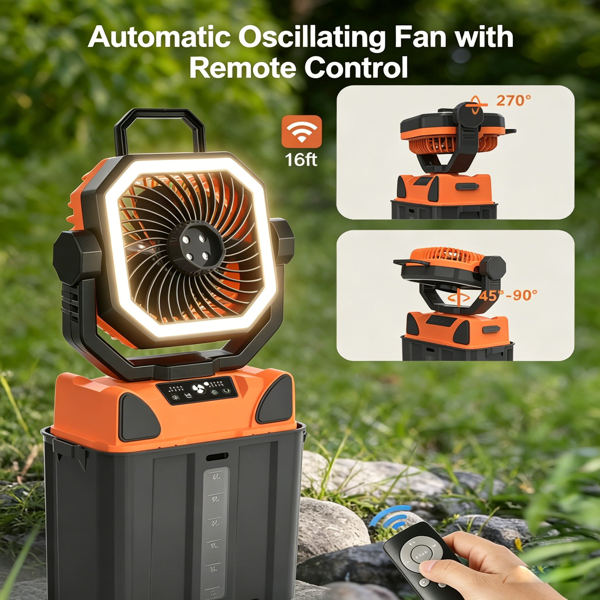 30000mAh Spray Camping Fan wit - Outdoor Camping Water Tank recensione e prezzo