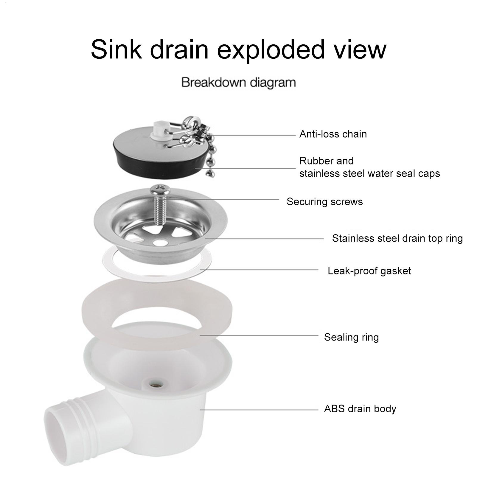 Drain Strainer Stainless Steel - Outdoor Camping Kitchen With Sink recensione e prezzo