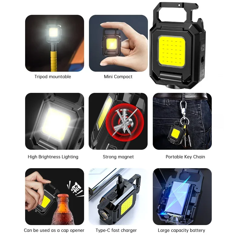 Mini Flashlight Keychain Light - Outdoor Camping Light Portable recensione e prezzo