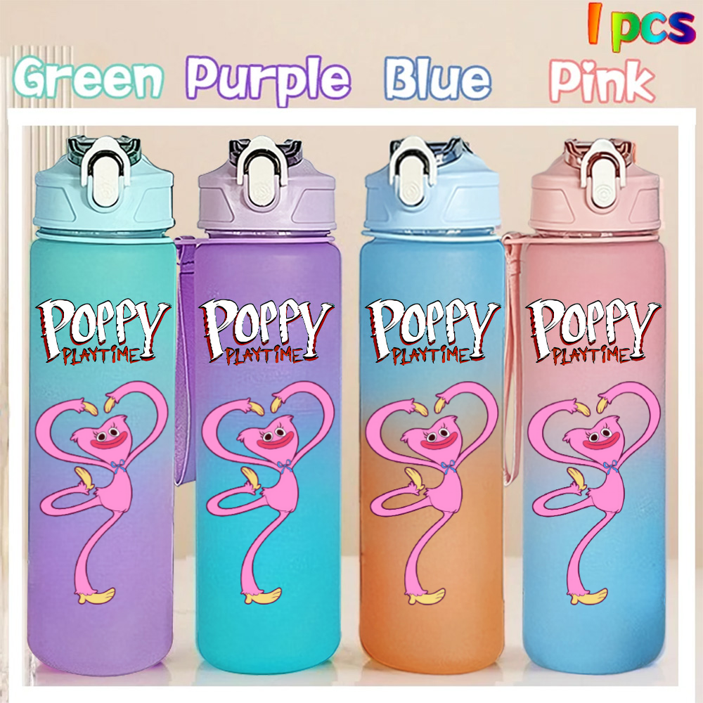 750ml Poppy Playtime Straw Bot - Outdoor Camping Water Tank recensione e prezzo