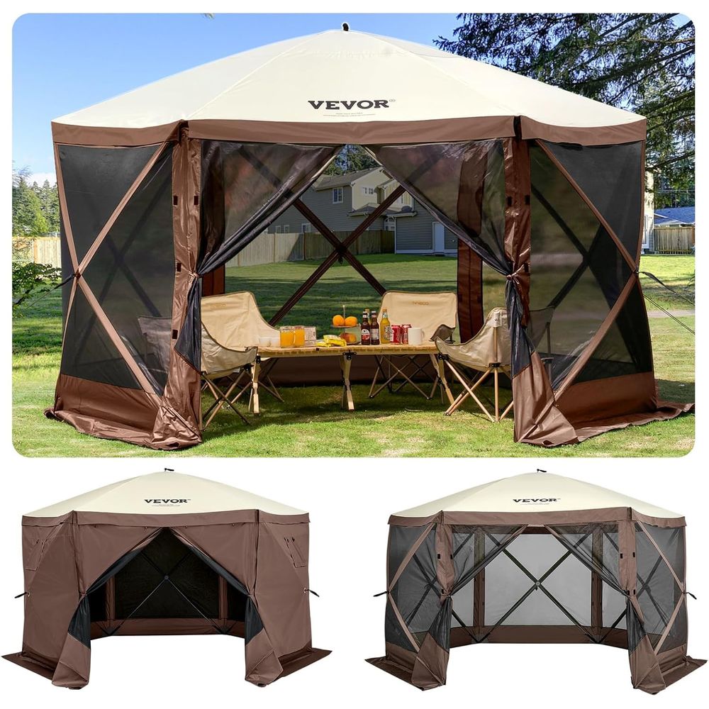 12 12ft 6 Sided Popup Canopy S - Outdoor Camping Canopy recensione e prezzo