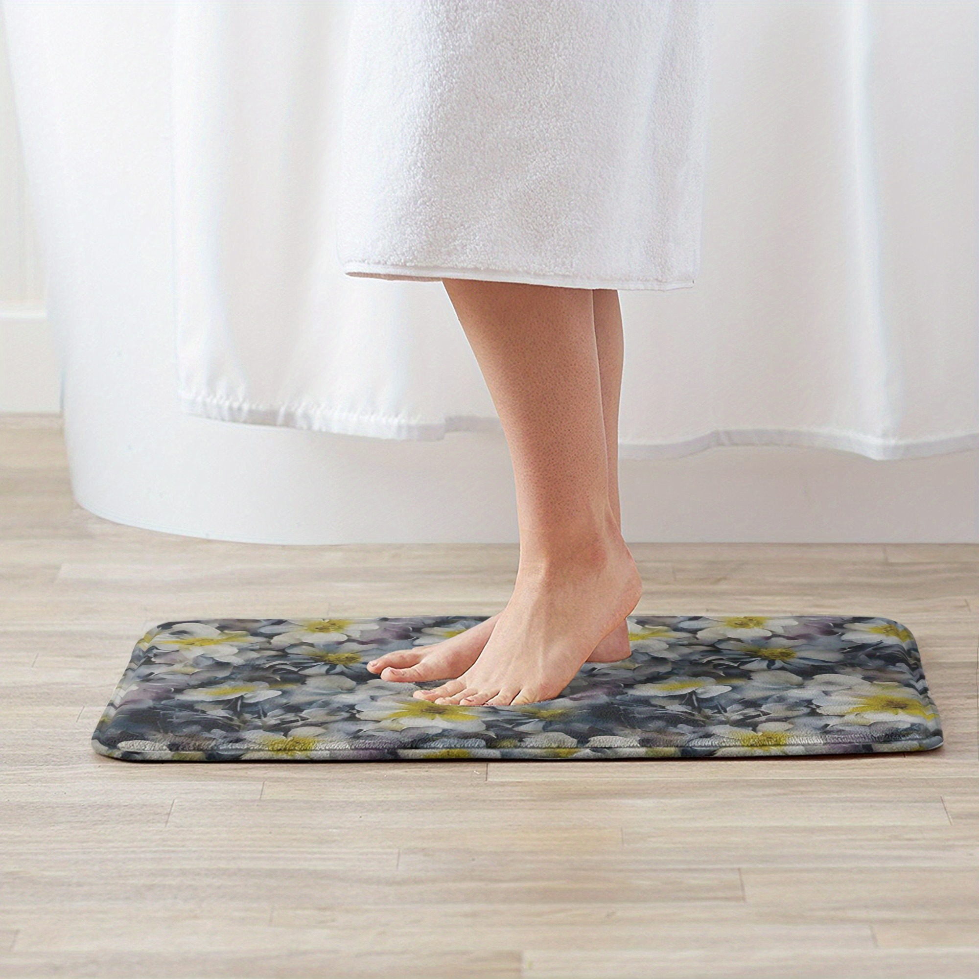1PC Flower Pattern Kitchen Rug - Outdoor Camping Kitchen With Sink recensione e prezzo