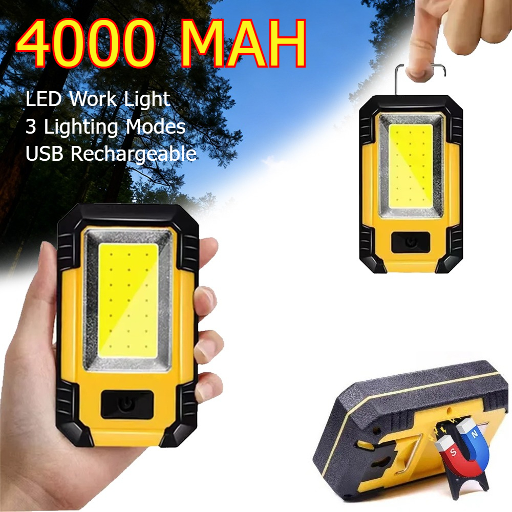 Rechargeable 4000MaH Work Ligh - Outdoor Camping Light Portable recensione e prezzo