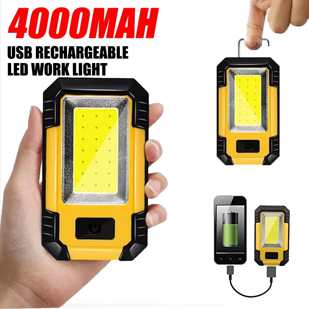 Rechargeable 4000MaH Work Ligh - Outdoor Camping Light Portable recensione e prezzo