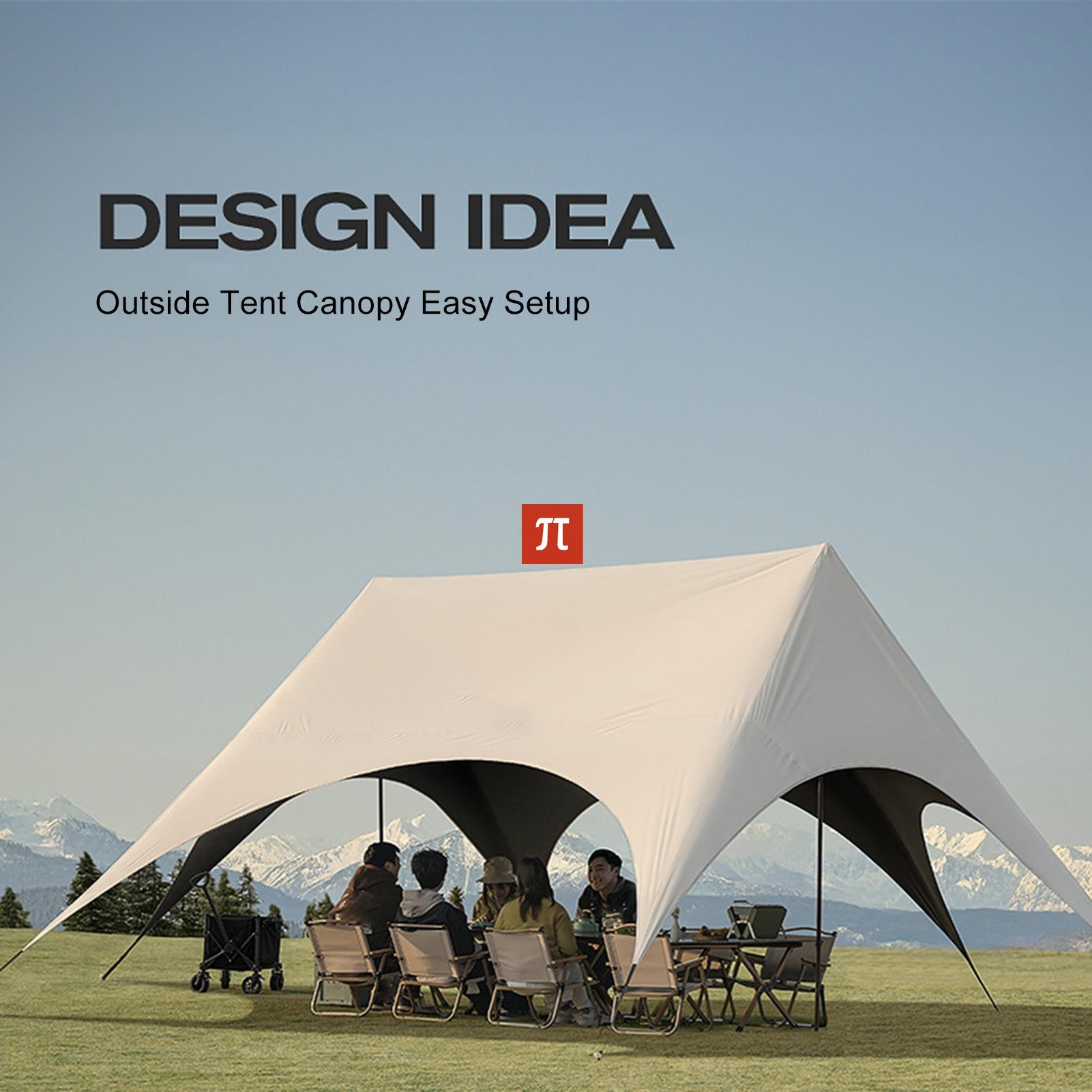 ACamping Gazebo Hexagonal Rain - Outdoor Camping Canopy recensione e prezzo