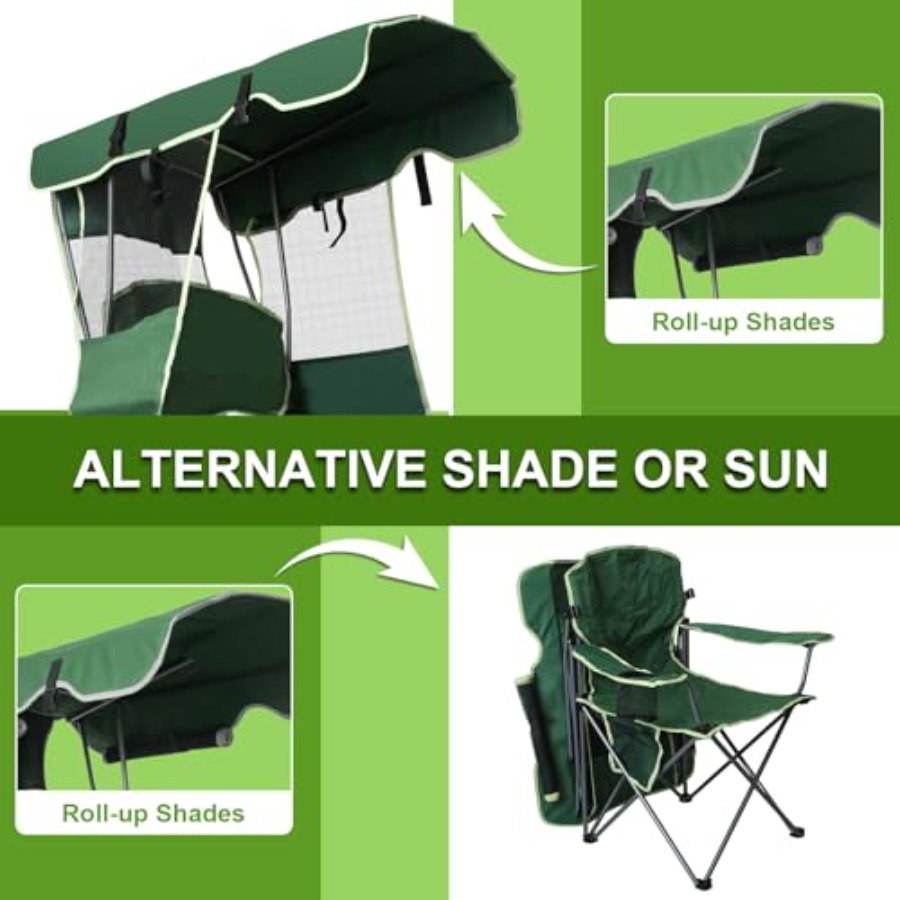 Folding Canopy Camping Chairs  - Outdoor Camping Canopy recensione e prezzo