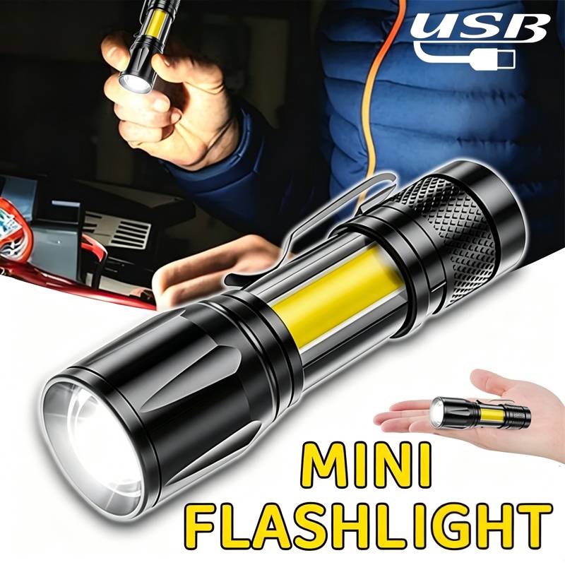 Mini LED Flashlight COB Floodl - Outdoor Camping Light Portable recensione e prezzo