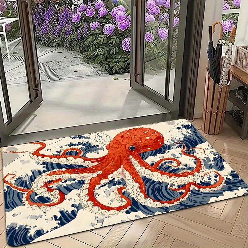 1PC Octopus Pattern Kitchen Ru - Outdoor Camping Kitchen With Sink recensione e prezzo