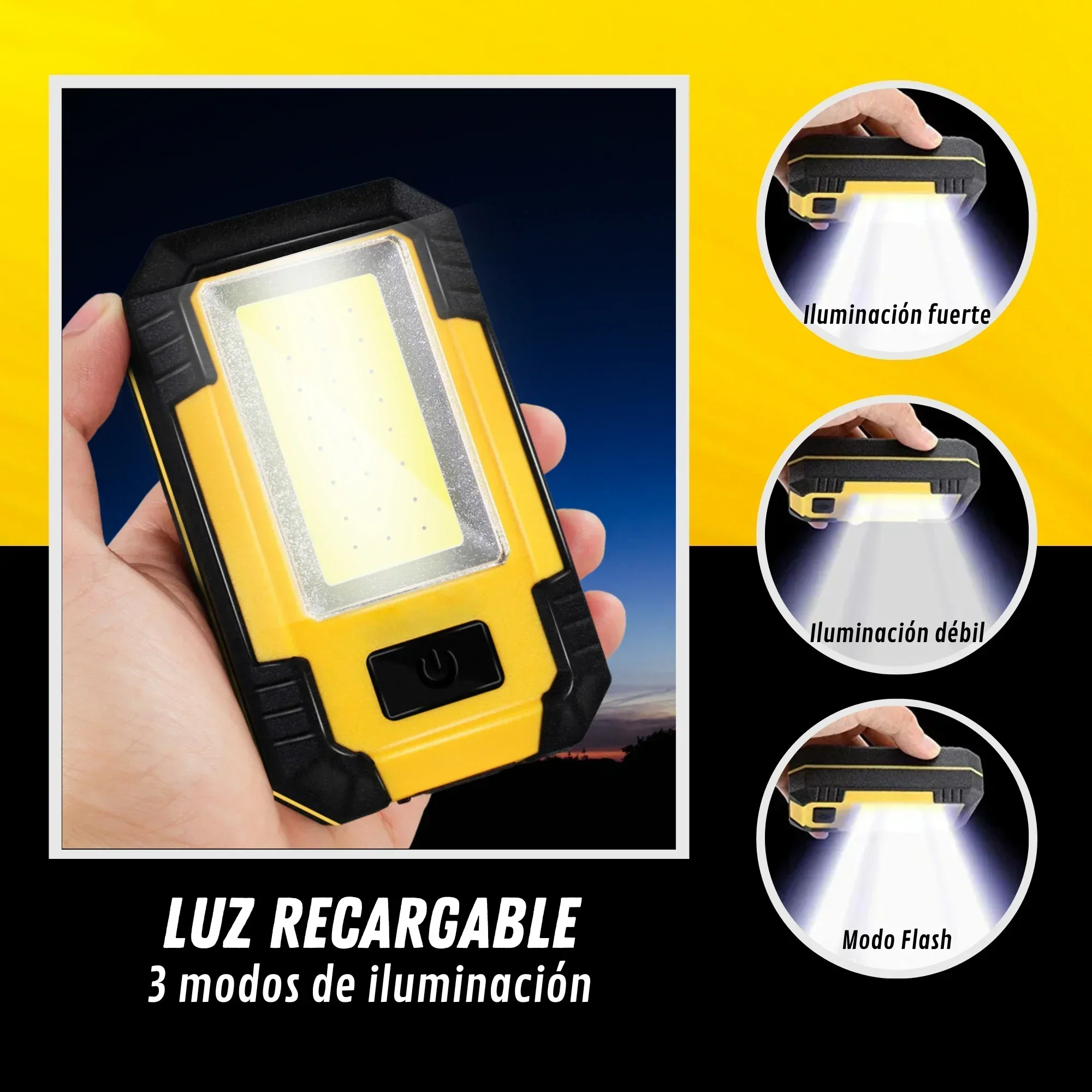 Portable 4000MaH Rechargeable  - Outdoor Camping Light Portable recensione e prezzo