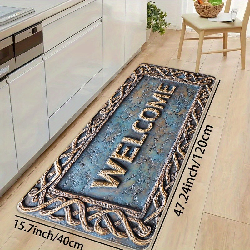 1PC WELCOME Pattern Kitchen Ru - Outdoor Camping Kitchen With Sink recensione e prezzo