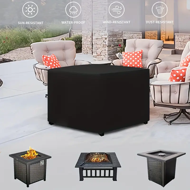 Waterproof Square Fire Pit Cov - Outdoor Camping Awning recensione e prezzo