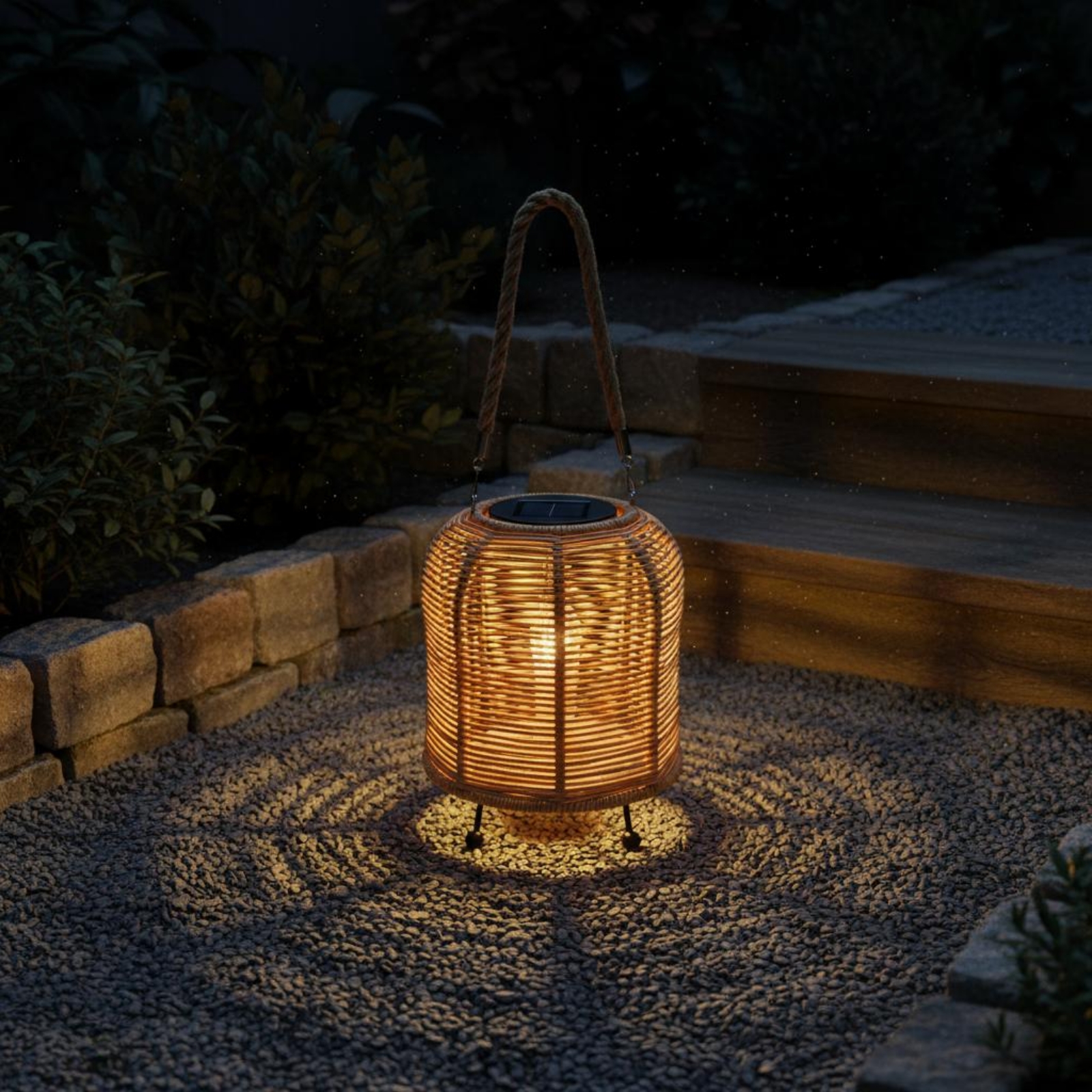 Handwoven Solar Lantern Warm L - Outdoor Camping Light Portable recensione e prezzo