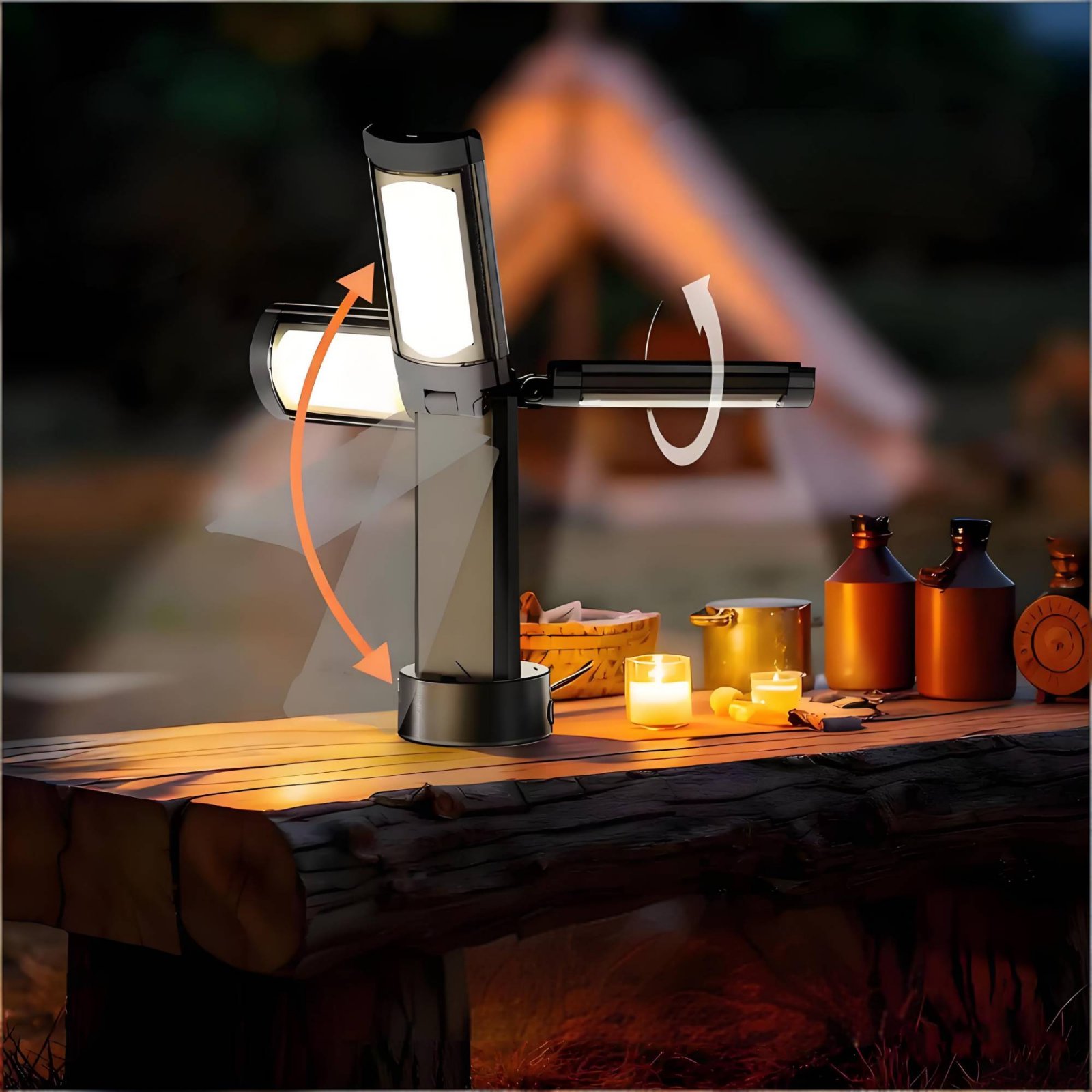 Telescopic Tent Lamp Adjustabl - Outdoor Camping Light Portable recensione e prezzo