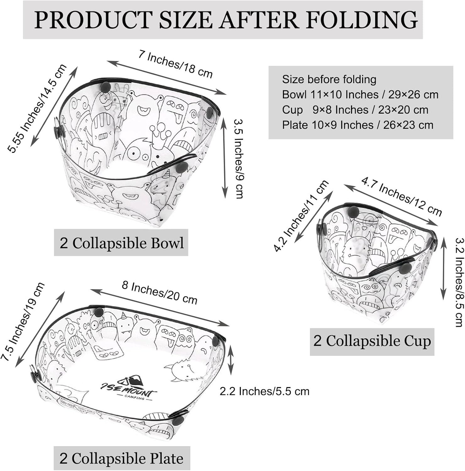 Portable Camping Tableware Set - Outdoor Camping Glamping Share recensione e prezzo