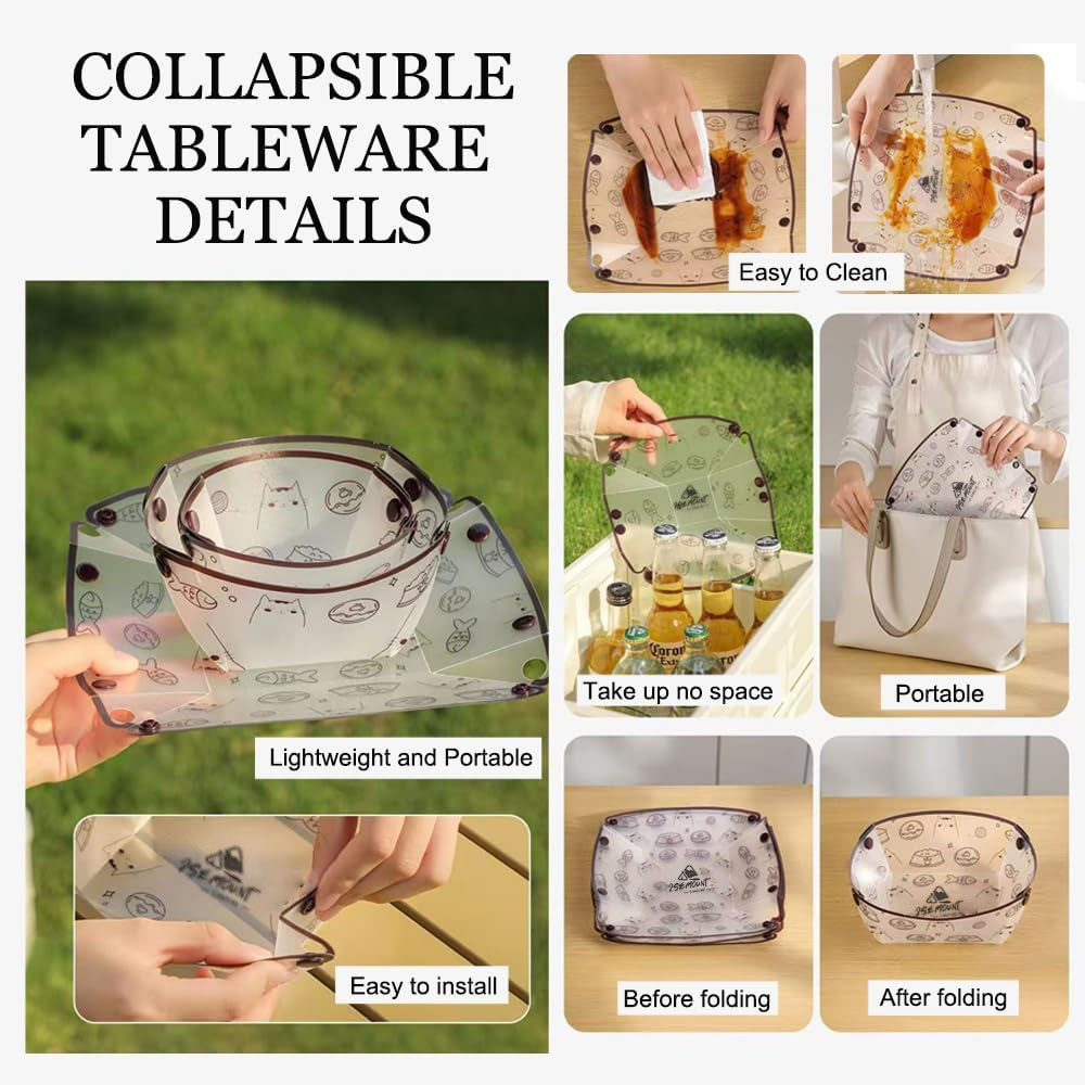 Portable Camping Tableware Set - Outdoor Camping Glamping Share recensione e prezzo
