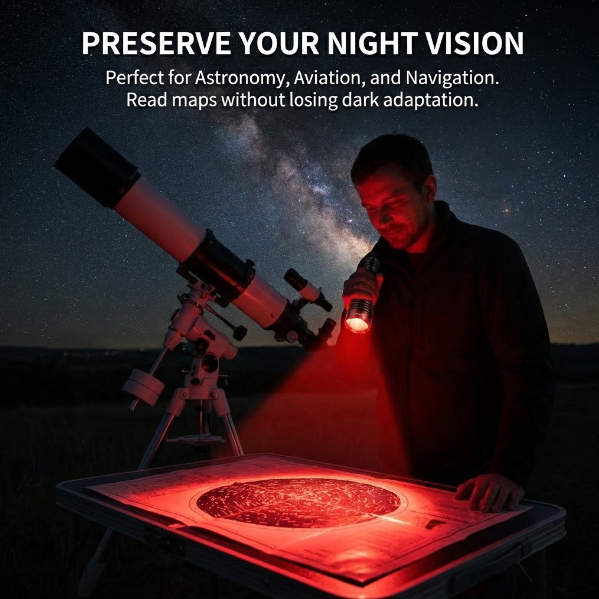 UltraFire R-C8 Red Light Hunti - Outdoor Camping Glamping Share recensione e prezzo