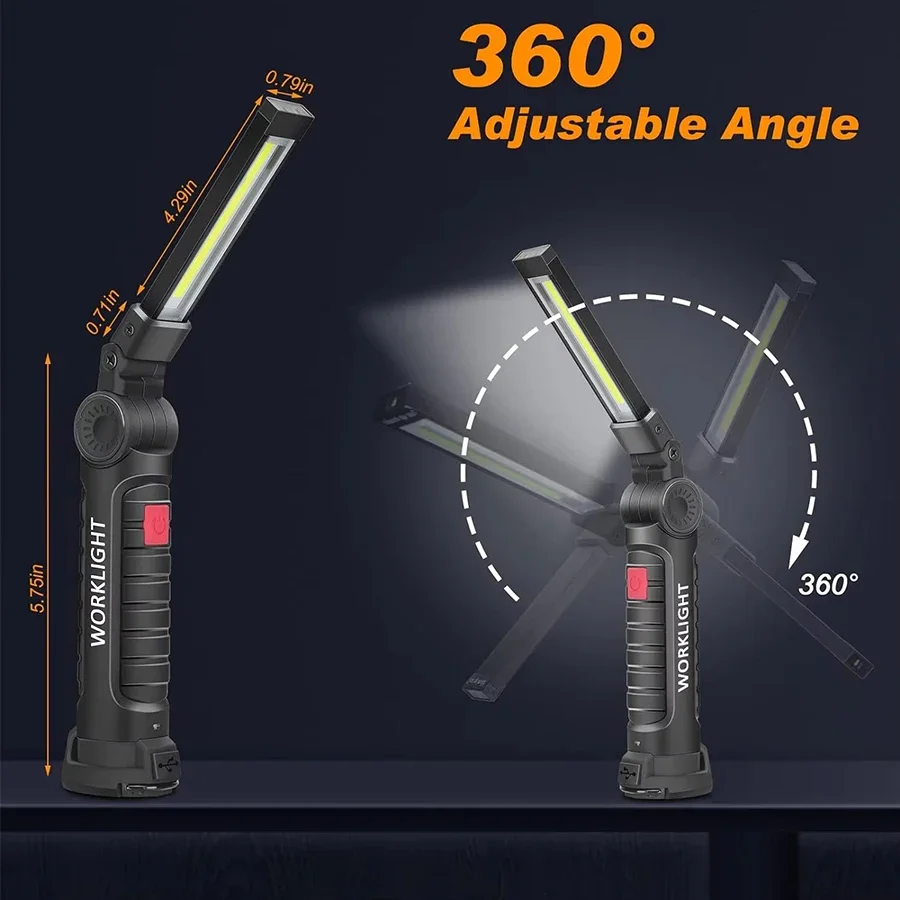 New Portable COB LED Flashligh - Outdoor Camping Light Portable recensione e prezzo
