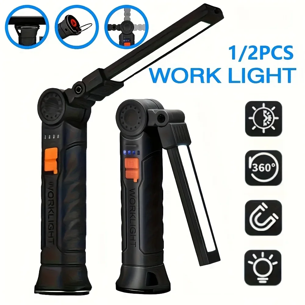 Portable COB LED Flashlight Re - Outdoor Camping Light Portable recensione e prezzo