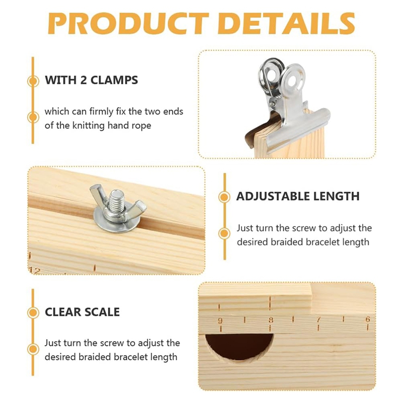 Wood Bracelet Jig with 2 Clamp - Paracord Bracelet recensione e prezzo