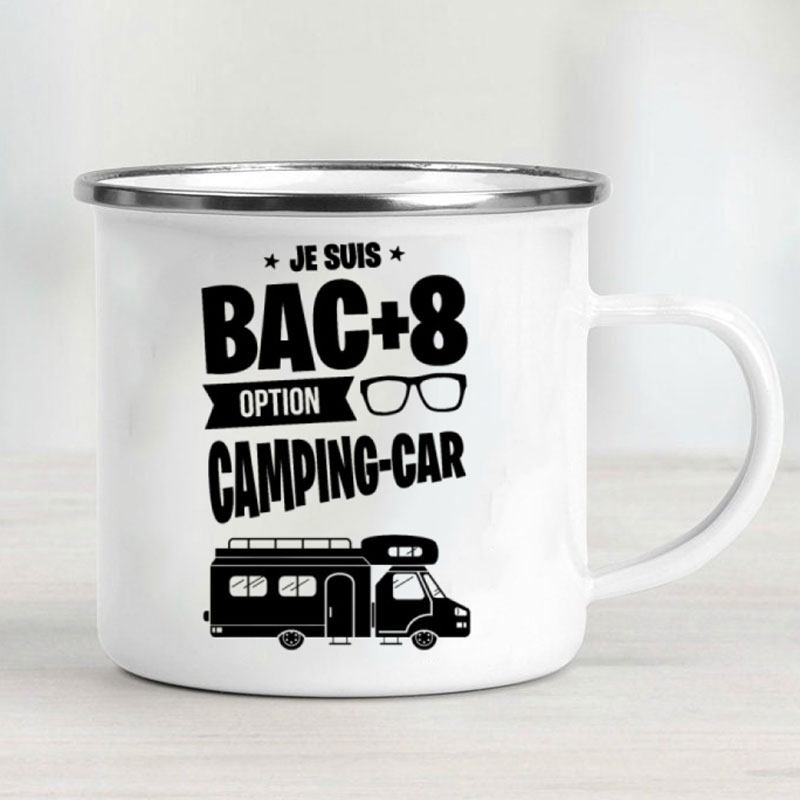 Camping Car Enamel Mug Adventu - Outdoor Camping Ideas recensione e prezzo