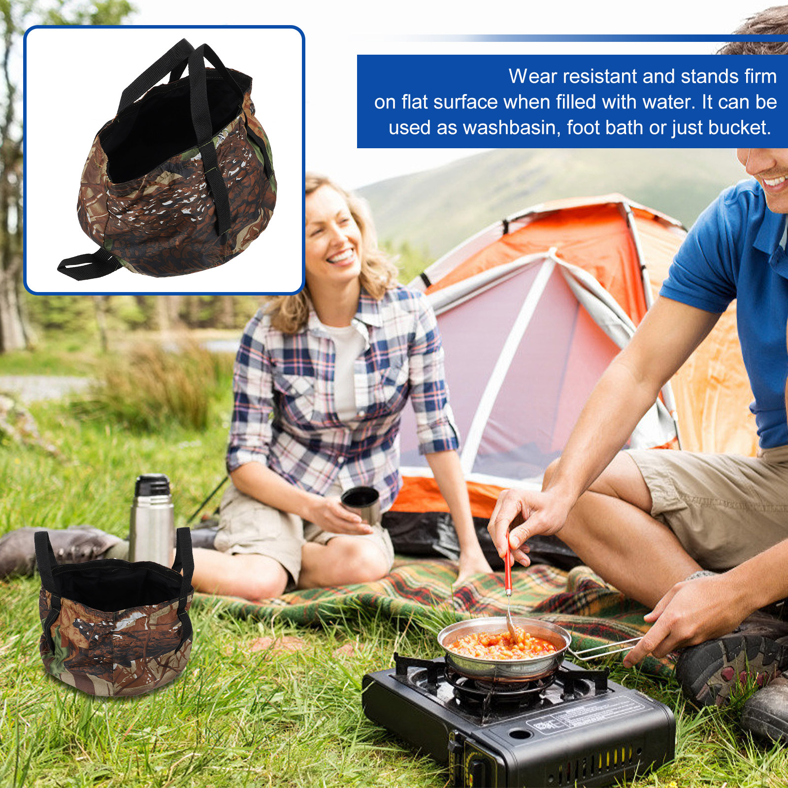 Portable Collapsible Water Bas - Outdoor Camping Ideas recensione e prezzo