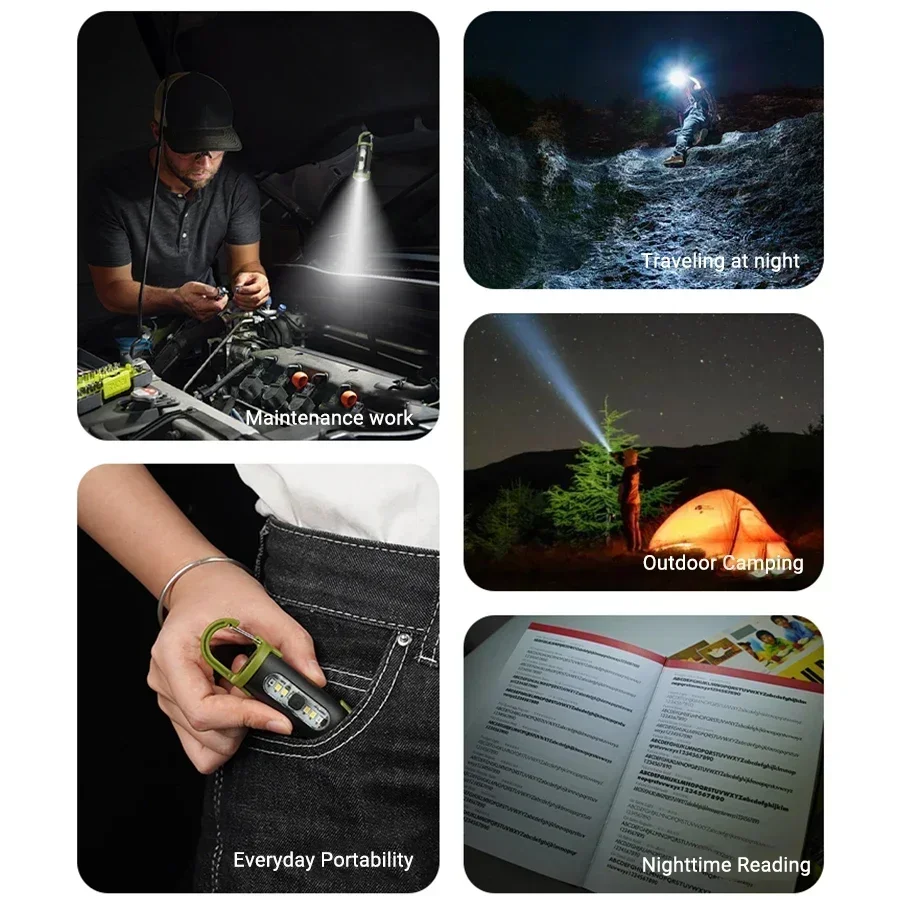 Powerful EDC LED Flashlight Ke - Outdoor Camping Light Portable recensione e prezzo