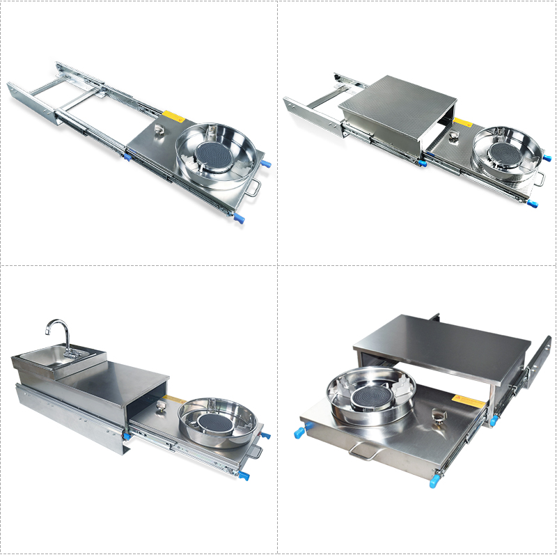 RV Pull Out Sink with Gas Stov - Outdoor Camping Kitchen With Sink recensione e prezzo