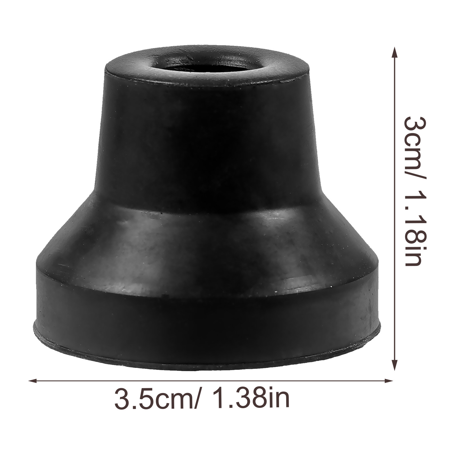 4Pcs Rubber Crutch Tips Replac - Trekking Poles recensione e prezzo